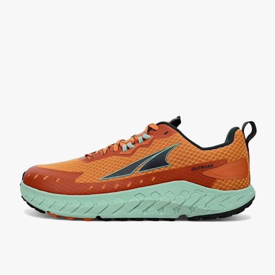 Sepatu Lari Altra Outroad Green Orange AL0A7R6N-AL-380