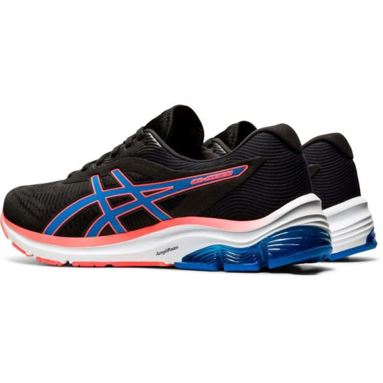 Sepatu Lari Asics Gel Pulse 12 Black Directoire Blue 1011A844 004-7.5