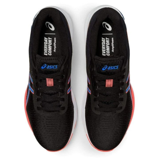 Sepatu Lari Asics Gel Pulse 12 Black Directoire Blue 1011A844 004-7.5