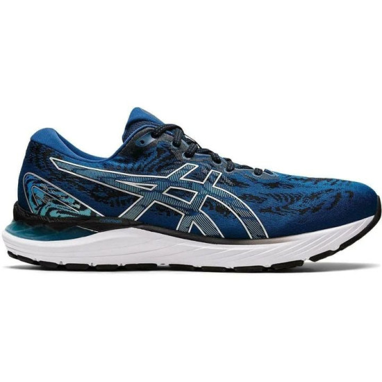 Sepatu Lari Asics Gel Cumulus 23 Mako Blue Pure Silver 1011B012 410-11.5