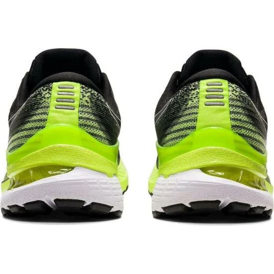 Sepatu Lari Asics Gel Kayano 28 Black Hazard Green 1011B189 004-9