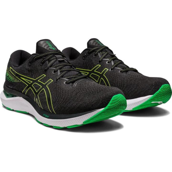 Sepatu Lari Asics Gel Cumulus 24 Black Lime Zest 1011B366 012-7