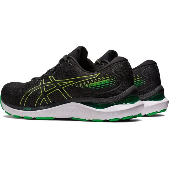 Sepatu Lari Asics Gel Cumulus 24 Black Lime Zest 1011B366 012-7