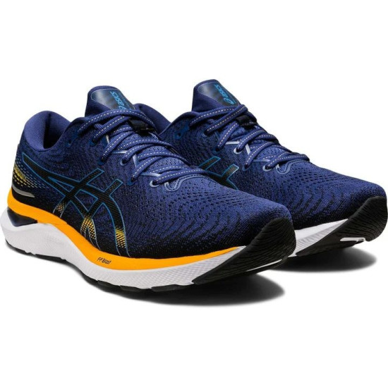 Sepatu Lari Asics Gel Cumulus 24 Deep Ocean Amber 1011B366 401-6