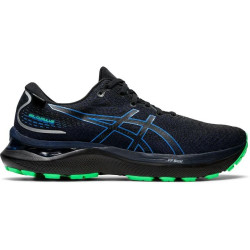 Sepatu Lari Asics Gel Cumulus 24 GTX Black Blue Coast 1011B484 001-7