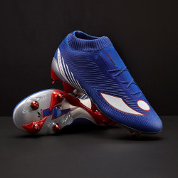 Sepatu Bola Concave Volt+ Knit SG Blue White Red VOVTSGBLURED184