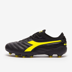 Sepatu Bola Diadora B-Elite Tech FG Black Yellow Fluo 101176754-C0004