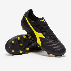 Sepatu Bola Diadora B-Elite Tech FG Black Yellow Fluo 101176754-C0004