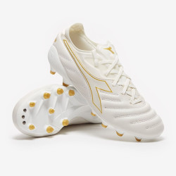 Sepatu Bola Diadora B-Elite Tech FG White Gold 101176754-C1070