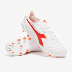 Sepatu Bola Diadora B-Elite Tech FG White Milano Red 101176754-C9981