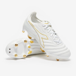 Sepatu Bola Diadora B-Elite Pro SG White Gold 101176755-C1070