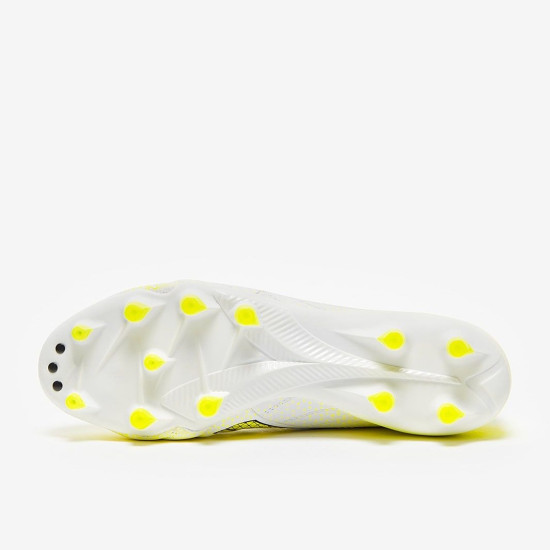 Sepatu Bola Diadora B-Elite Tech Made In Italy FG White Black Fluo Yellow 101179597-C5702