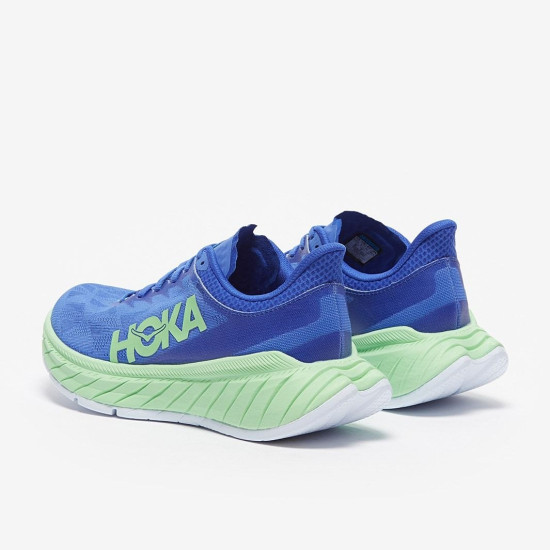 Sepatu Lari Hoka Carbon X 2 Dazzling Blue Green Ash 1113526-DBGA