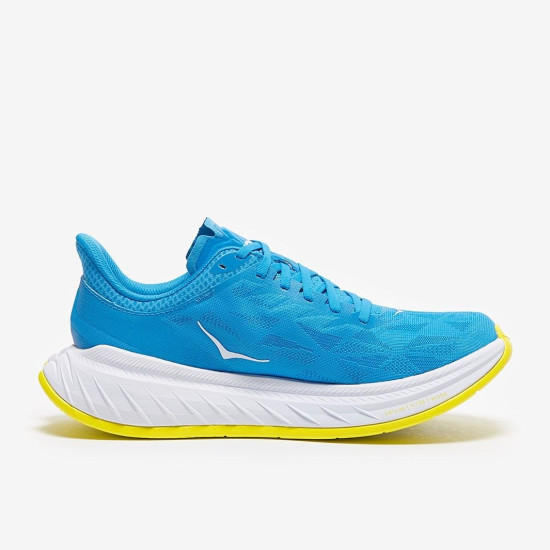 Sepatu Lari Womens Hoka Carbon X 2 Diva Blue Citrus 1113527-DBCTR