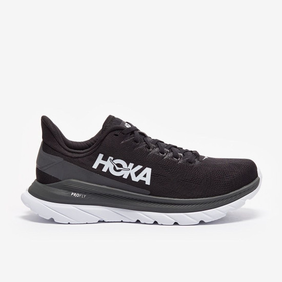 Sepatu Lari Womens Hoka Mach 4 Black Dark Shadow 1113529-BDSD