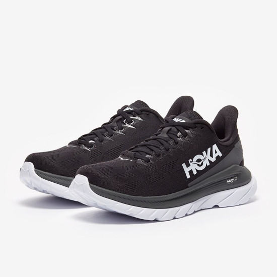 Sepatu Lari Womens Hoka Mach 4 Black Dark Shadow 1113529-BDSD