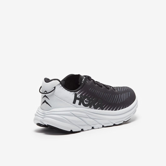 Sepatu Lari Womens Hoka Rincon 3 Wide Black White 1121371-BWHT