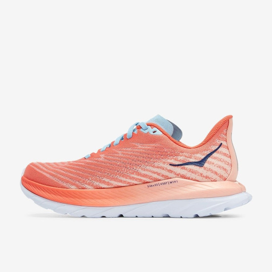 Sepatu Lari Womens Hoka Mach 5 Camellia Peach Parfait 1127894-CPPF