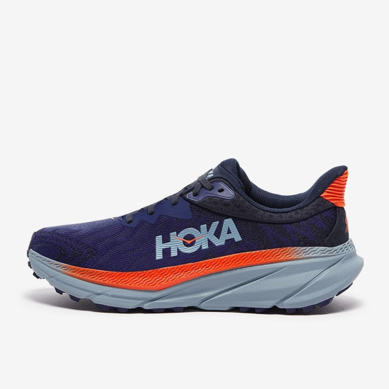 Sepatu Lari Hoka Challenger 7 Bellwether Blue Stone Blue 1134497-BBSBL