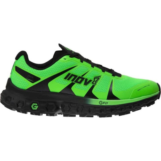 Sepatu Lari Inov-8 TrailFly Ultra G 300 Max Trail Green Black 000977-GNBK-7