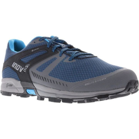 Sepatu Lari Inov-8 Roclite G 315 GTX V2 Trail Navy Grey Blue 001019-NYGYBL-M-01-7