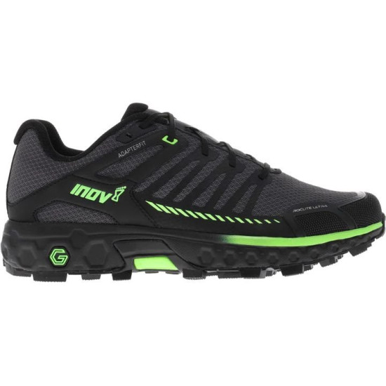 Sepatu Lari Inov-8 Roclite Ultra G 320 Trail Black Green 001079-BKGR-M-01-7.5