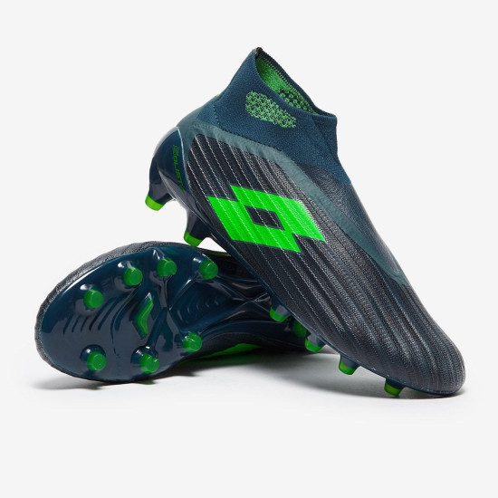 Sepatu Bola Lotto Solista 100 III Grafity FG Atlantic Deep Spring Green Hydro Green 211624-6WA