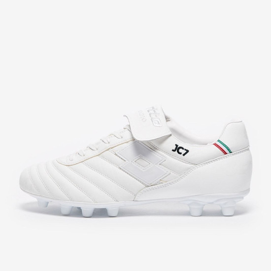 Sepatu Bola Lotto Stadio Made In Italy FG White 213655-1XE