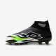 Sepatu Bola Lotto Solista 100 VI Gravity FG Black White Spring Green 218128-1I3