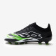 Sepatu Bola Lotto Solista 200 VI FG Black White Spring Green 218130-1I3