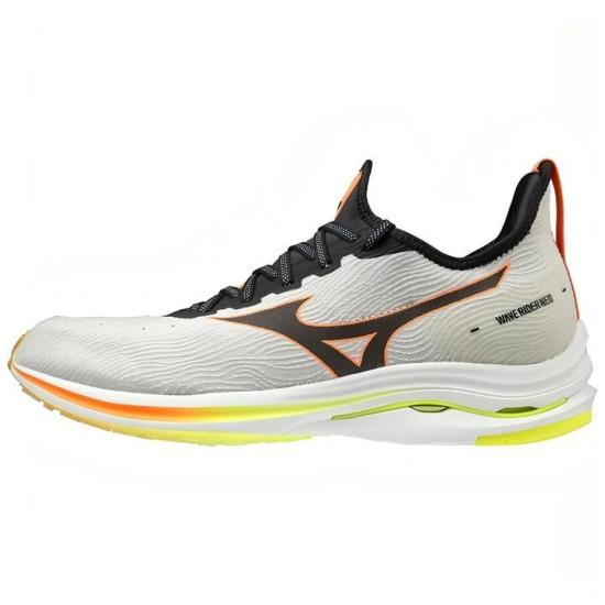 Sepatu Lari Mizuno Wave Rider Neo Lunar Rock Black Shocking Orange J1GC2078 10-7.5