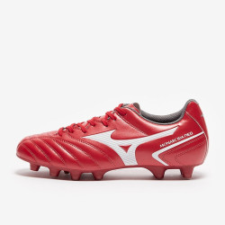 Sepatu Bola Mizuno Monarcida Neo II Select FG High Risk Red White P1GA2225-60