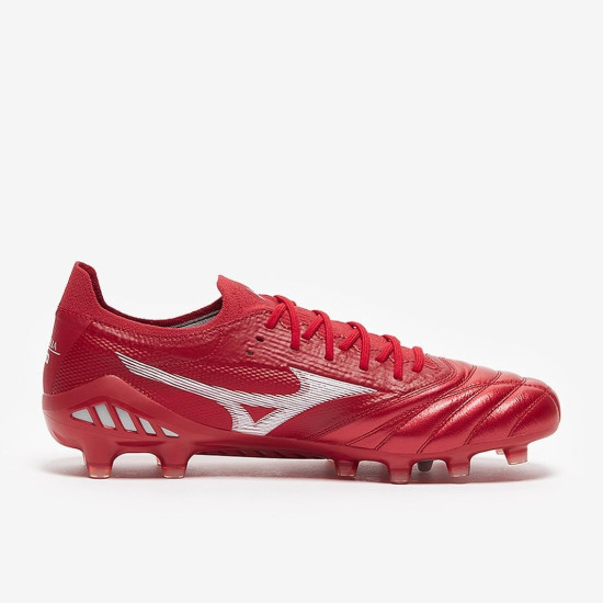 Sepatu Bola Mizuno Morelia Neo III ß Elite FG High Risk Red White High Risk Red P1GA2291-60