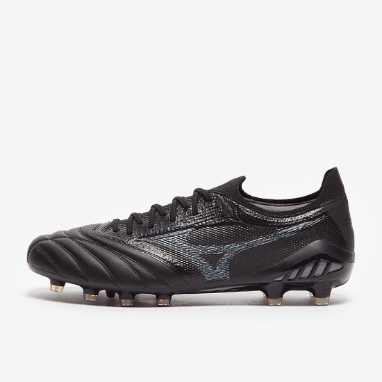 Sepatu Bola Mizuno Morelia Neo III Beta Elite FG Black Iridescent Black P1GA2291-99