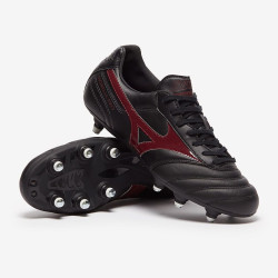 Sepatu Bola Mizuno Morelia II Pro Si SG Black Tawny Port Black P1GC2113-00