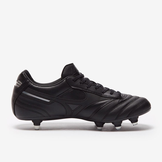 Sepatu Bola Mizuno Morelia II Pro SI Black Black Iridescent P1GC2213-99