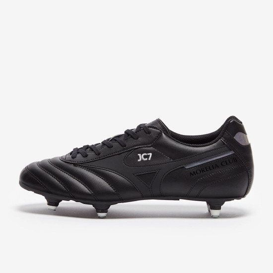 Sepatu Bola Mizuno Morelia II Club SI Black Black Iridescent P1GC2216-99