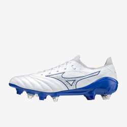 Sepatu Bola Mizuno Morelia Neo III ß Elite SG Pro White Reflex Blue Cool Gray P1GC2291-25