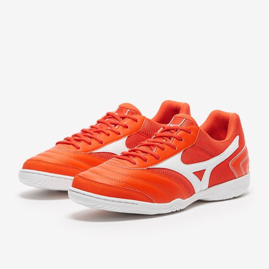 Sepatu Futsal Mizuno MRL Sala Club IN Cherry Tomato White Q1GA2103-01