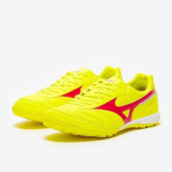 Sepatu Futsal Mizuno Morelia Sala Elite TF Yellow Red Q1GB2401-45