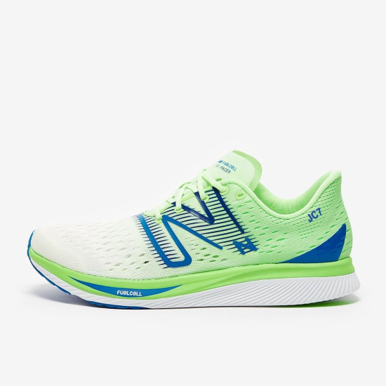 Sepatu Lari New Balance FuelCell Super Comp Pacer White Green MFCRRLW