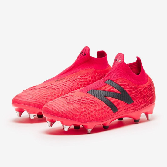 Sepatu Bola New Balance Tekela 3+ Pro SG Alpha Pink Horizon MST1SP35