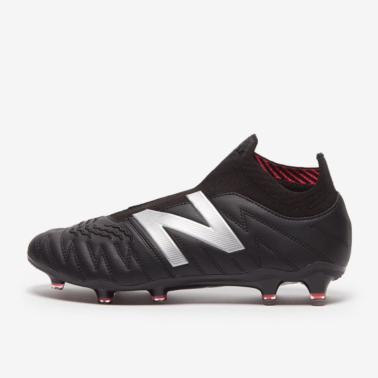 Sepatu Bola New Balance Tekela 3+ Pro Leather FG Black Alpha Pink MSTKFB35