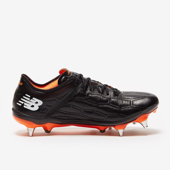 Sepatu Bola New Balance Visaro 2.0 K-Leather SG Black MSVRKSTT