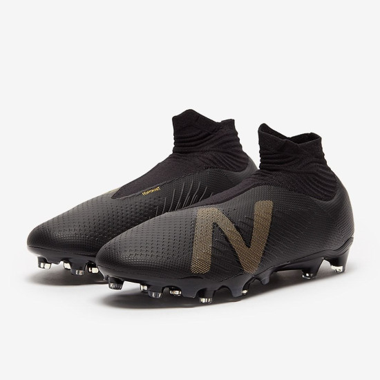 Sepatu Bola New Balance Tekela V4 Pro FG Black Gold ST1FBK4