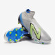 Sepatu Bola New Balance Tekela V4 Pro FG Silver Bright Lapis ST1FSB4