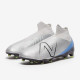 Sepatu Bola New Balance Tekela V4 Magia FG Silver Bright Lapis ST2FSB4