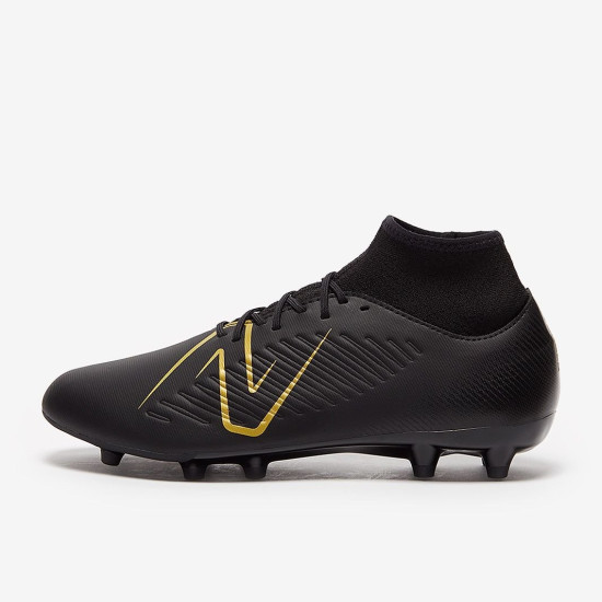 Sepatu Bola New Balance Tekela V4 Magique FG Black Gold ST3FBK4