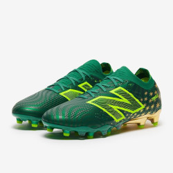 Sepatu Bola New Balance Tekela V4 Pro x Endrick FG Low Green ST1FLEIE