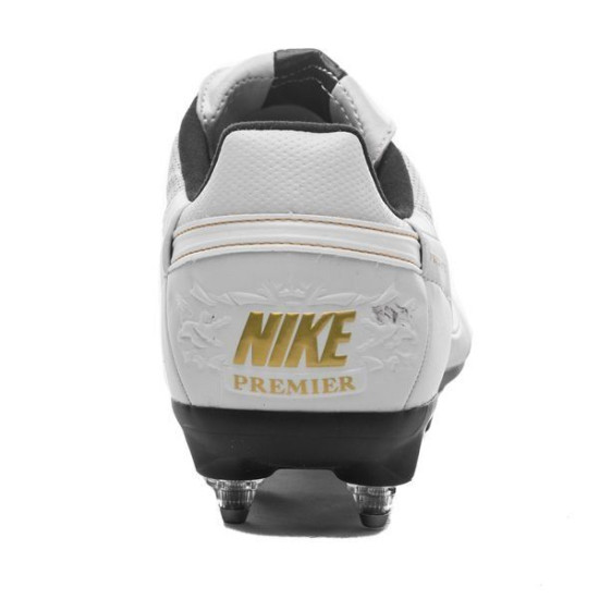 Sepatu Bola Nike Premier III SG PRO Anti Clog Pure Platinum White Black AT5890-011